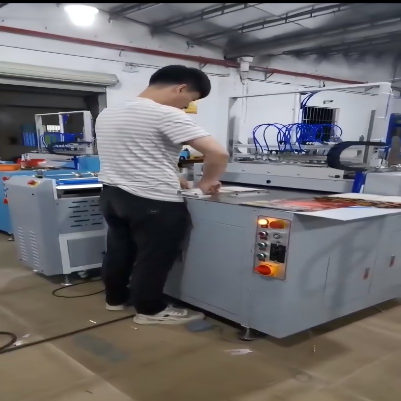ciltli için yarı otomatik kutu yapma makinesi