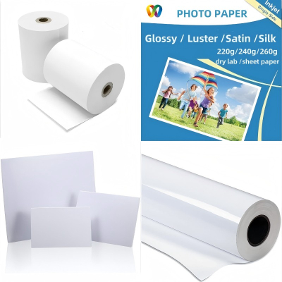 Papel de impresora brillante